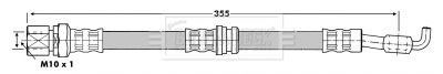 BBH6946 BORG & BECK Тормозной шланг