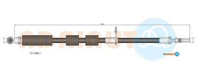 1312561 ADRIAUTO Тормозной шланг