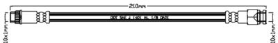 JBH1046 JURATEK Тормозной шланг