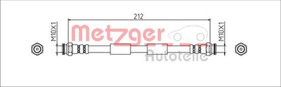 4111807 METZGER Тормозной шланг