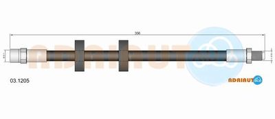 031205 ADRIAUTO Тормозной шланг