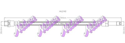 H6248 KAWE Тормозной шланг