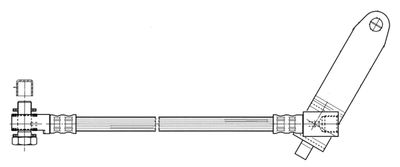 512364 CEF Тормозной шланг