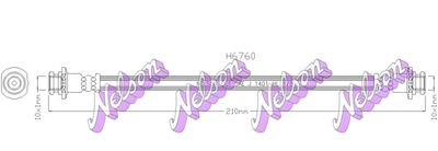 H6760 KAWE Тормозной шланг