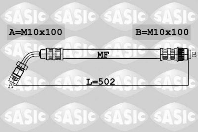 6604017 SASIC Тормозной шланг