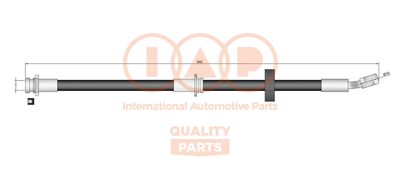 70816050 IAP QUALITY PARTS Тормозной шланг