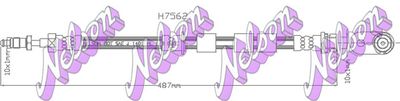 H7562 KAWE Тормозной шланг