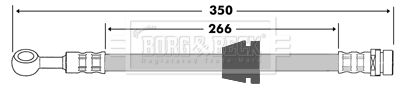 BBH7352 BORG & BECK Тормозной шланг