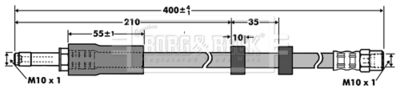 BBH7390 BORG & BECK Тормозной шланг