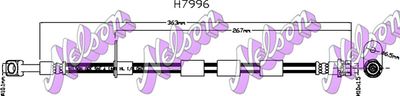 H7996 KAWE Тормозной шланг