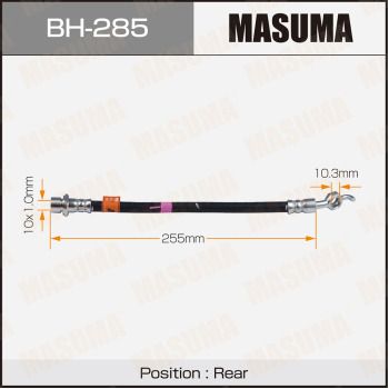 BH285 MASUMA Тормозной шланг