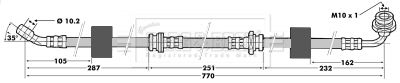 BBH6500 BORG & BECK Тормозной шланг