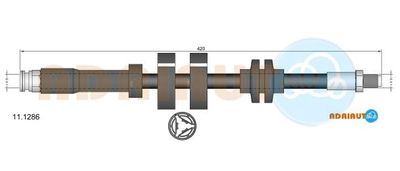 111286 ADRIAUTO Тормозной шланг