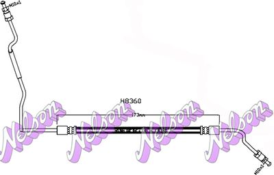 H8360 KAWE Тормозной шланг