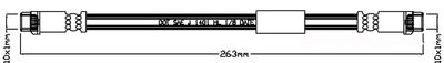 JBH1199 JURATEK Тормозной шланг