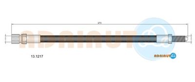 131217 ADRIAUTO Тормозной шланг