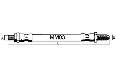 SBH6349 SASIC Тормозной шланг