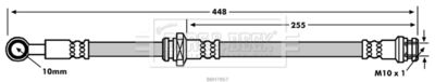 BBH7867 BORG & BECK Тормозной шланг