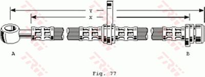 PHD136 TRW Тормозной шланг