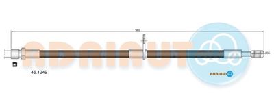 461249 ADRIAUTO Тормозной шланг