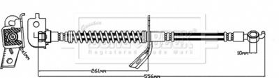 BBH8128 BORG & BECK Тормозной шланг