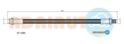 571260 ADRIAUTO Тормозной шланг