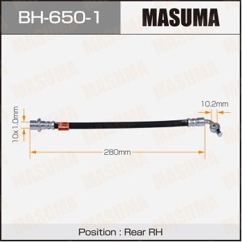 BH6501 MASUMA Тормозной шланг