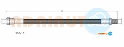071211 ADRIAUTO Тормозной шланг