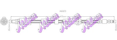 H6023 KAWE Тормозной шланг