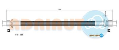 521286 ADRIAUTO Тормозной шланг
