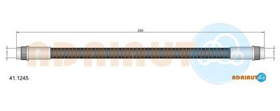 411245 ADRIAUTO Тормозной шланг