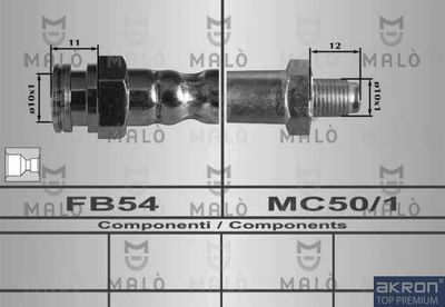80351 AKRON-MALÒ Тормозной шланг
