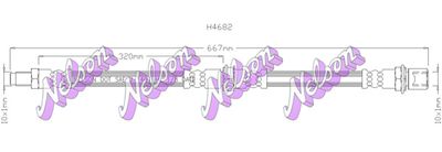 H4682 KAWE Тормозной шланг