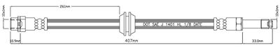 VBJ310 MOTAQUIP Тормозной шланг