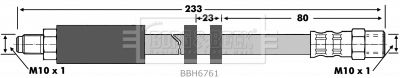 BBH6761 BORG & BECK Тормозной шланг