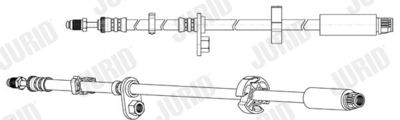 173175J JURID Тормозной шланг