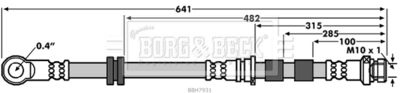 BBH7931 BORG & BECK Тормозной шланг