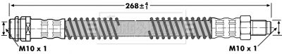 BBH7093 BORG & BECK Тормозной шланг