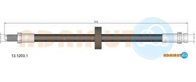 1312031 ADRIAUTO Тормозной шланг
