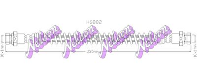 H6882 KAWE Тормозной шланг