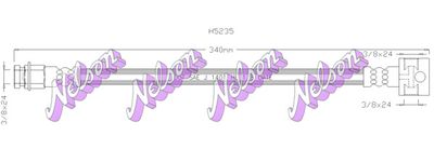 H5235 KAWE Тормозной шланг