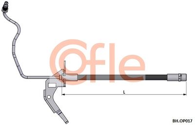 92BHOP017 COFLE Тормозной шланг