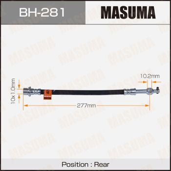BH281 MASUMA Тормозной шланг