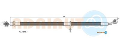 1212181 ADRIAUTO Тормозной шланг