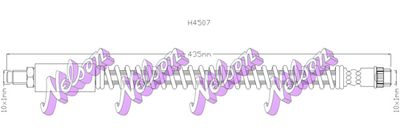 H4507 KAWE Тормозной шланг