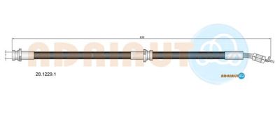 2812291 ADRIAUTO Тормозной шланг
