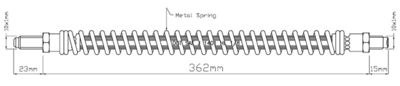 VBH939 MOTAQUIP Тормозной шланг