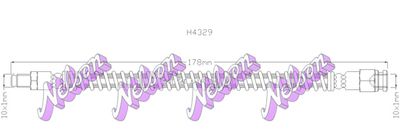 H4329 KAWE Тормозной шланг