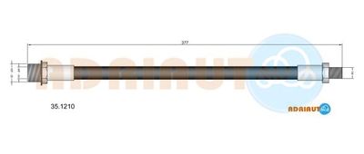 351210 ADRIAUTO Тормозной шланг