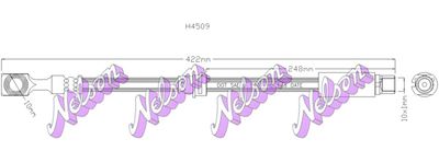 H4509 KAWE Тормозной шланг